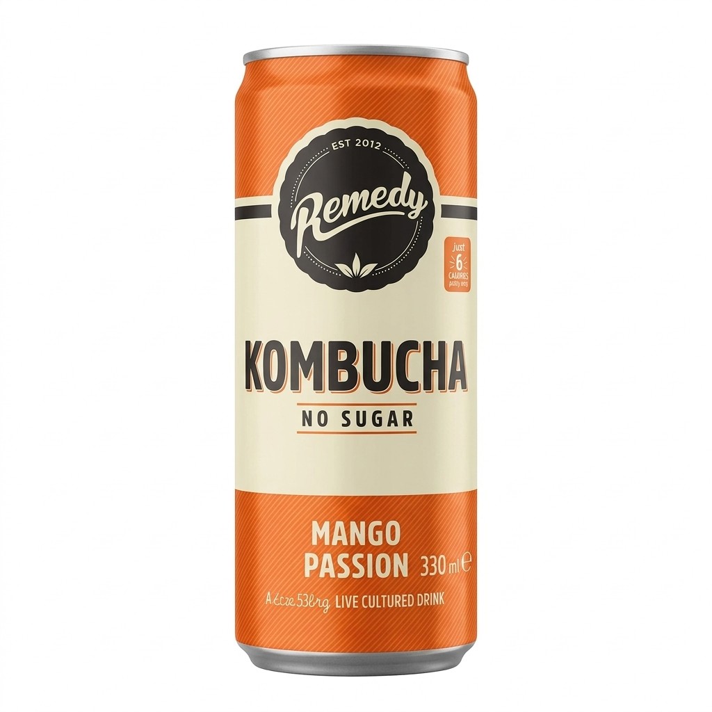 Remedy Mango Passion Kombucha 330ml