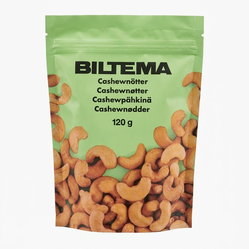 Cashewnøtter 120g Biltema