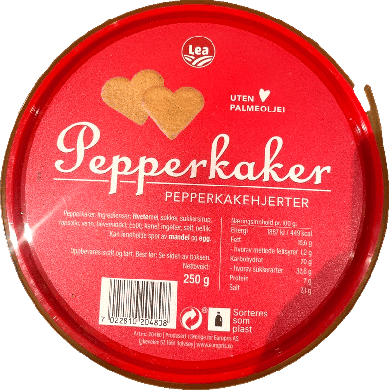 Pepperkaker 250g Lea