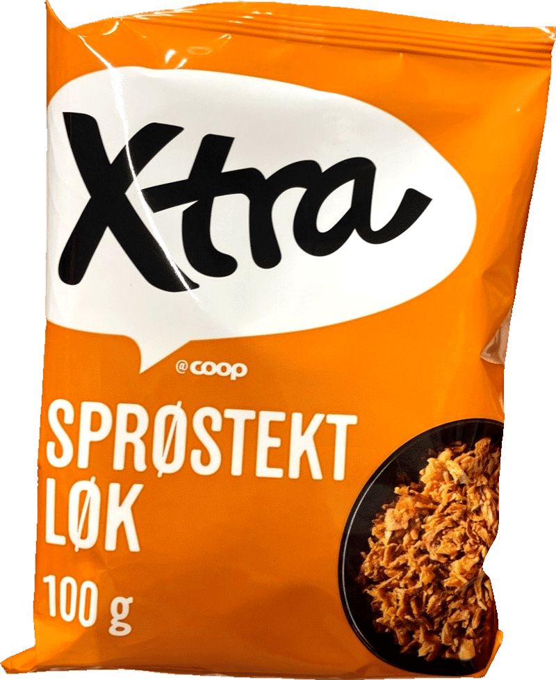 Sprøstekt løk 100g Xtra