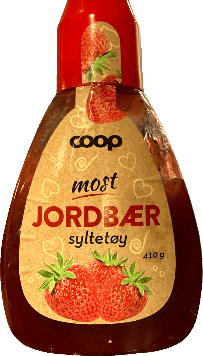 Most Jordbærsyltetøy 410g Coop