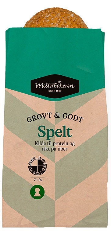 Grovt & Godt Spelt 620g Mesterbakeren