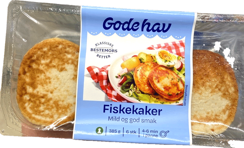 Fiskekaker 385g Gode Hav
