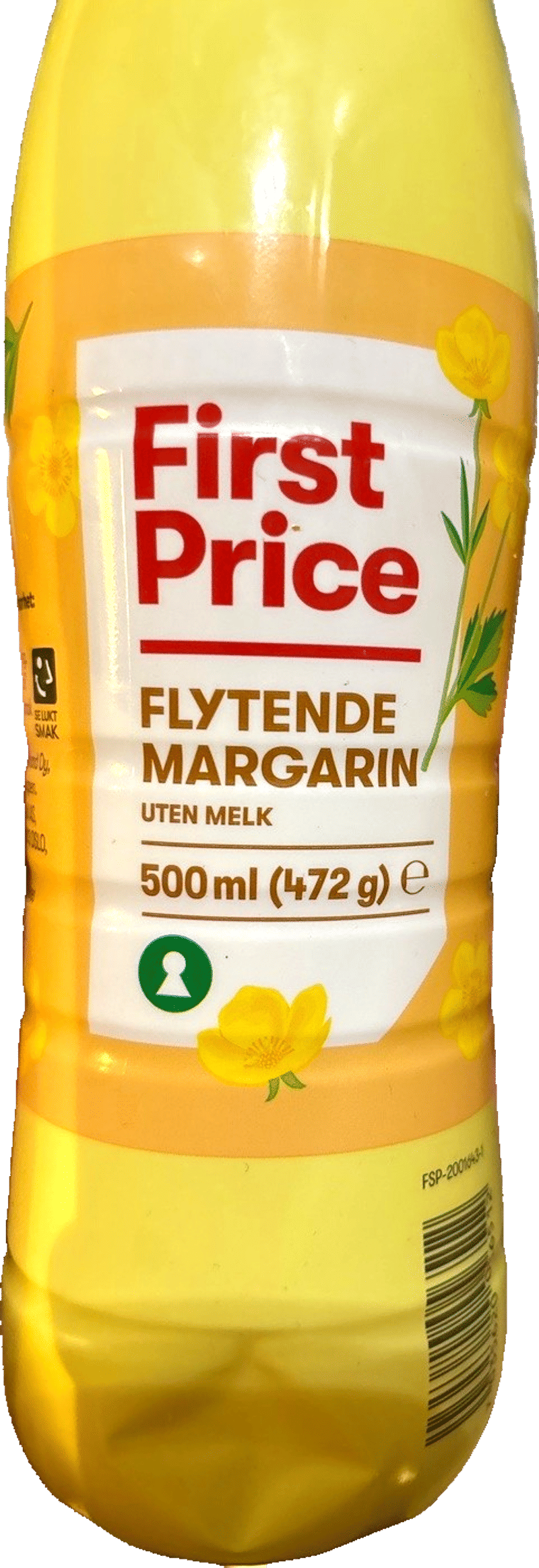 Flytende margarin uten melk 500ml First Price