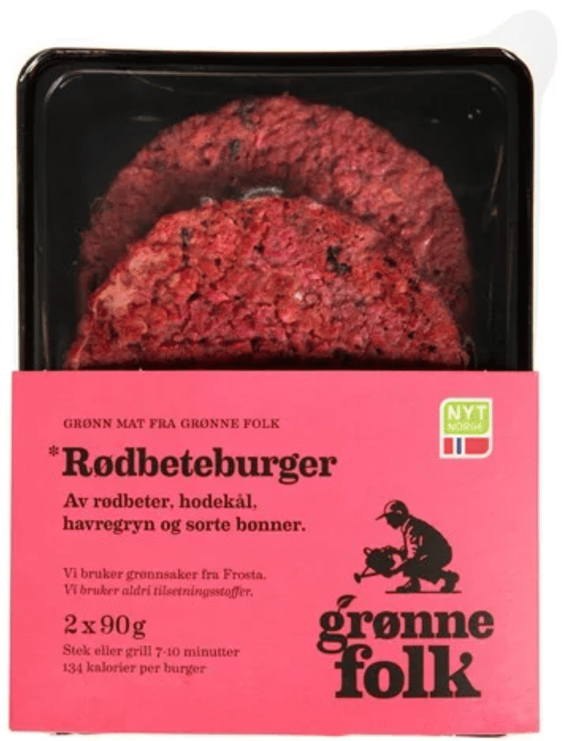 Rødbeteburger 180g Grønne Folk