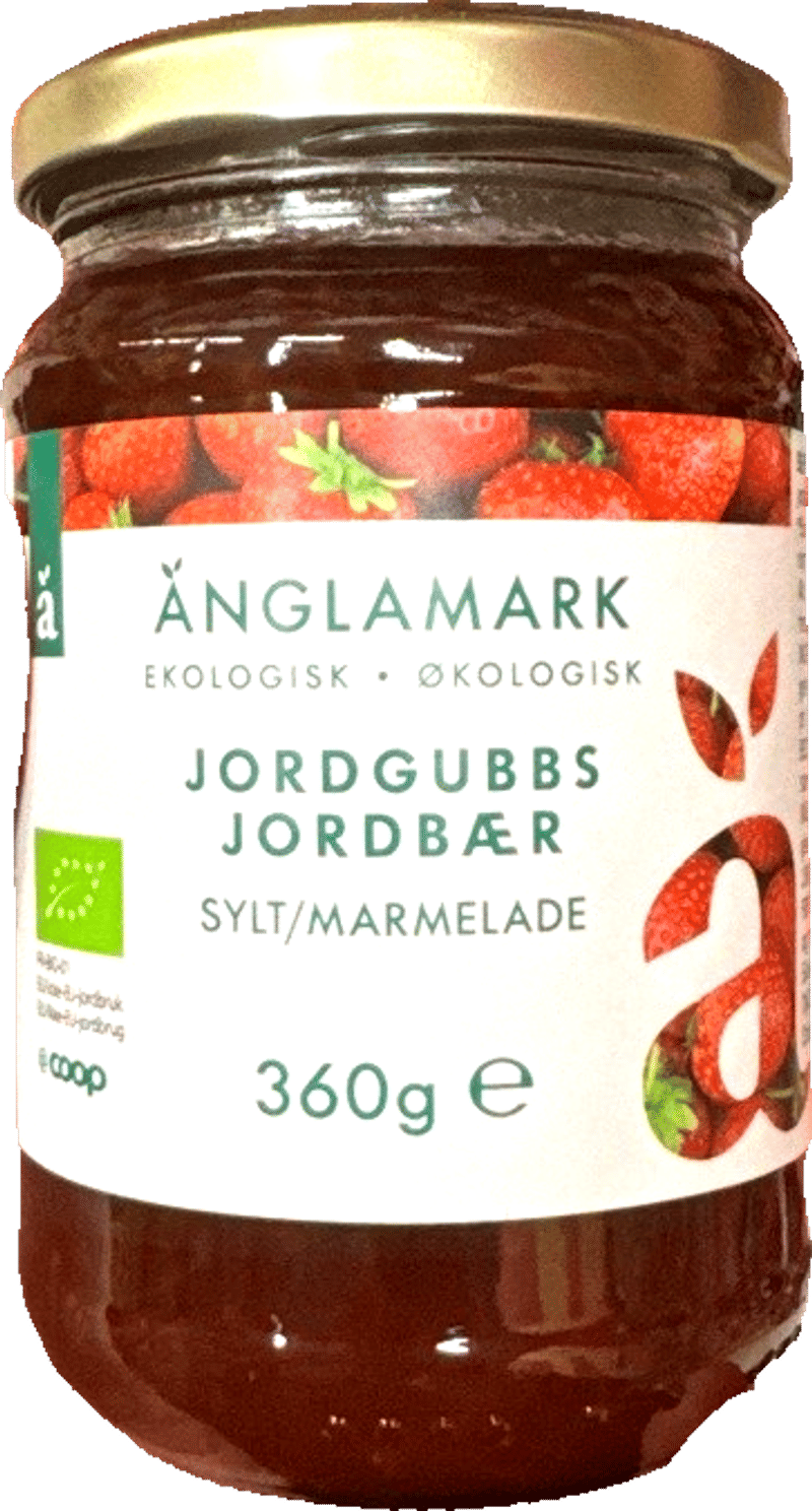 Jordbærsyltetøy 360g Änglamark