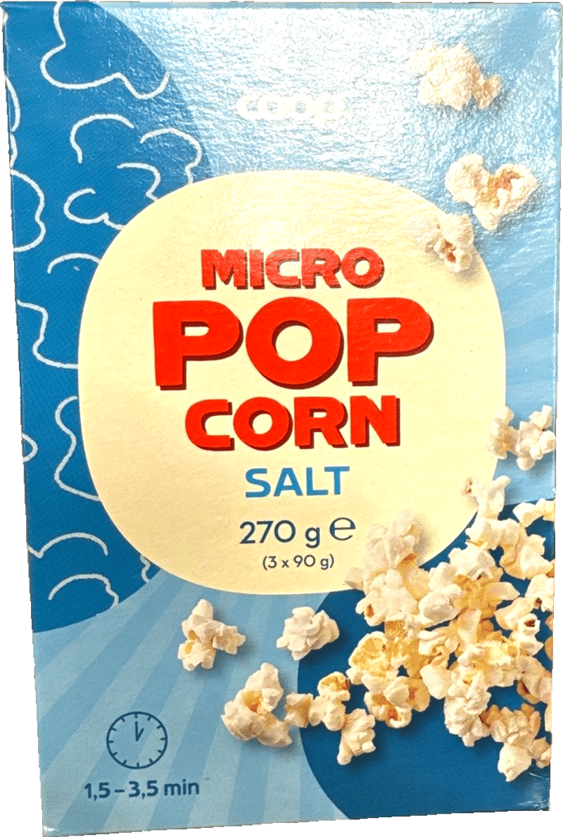 Micro Popcorn Salt 270g Coop