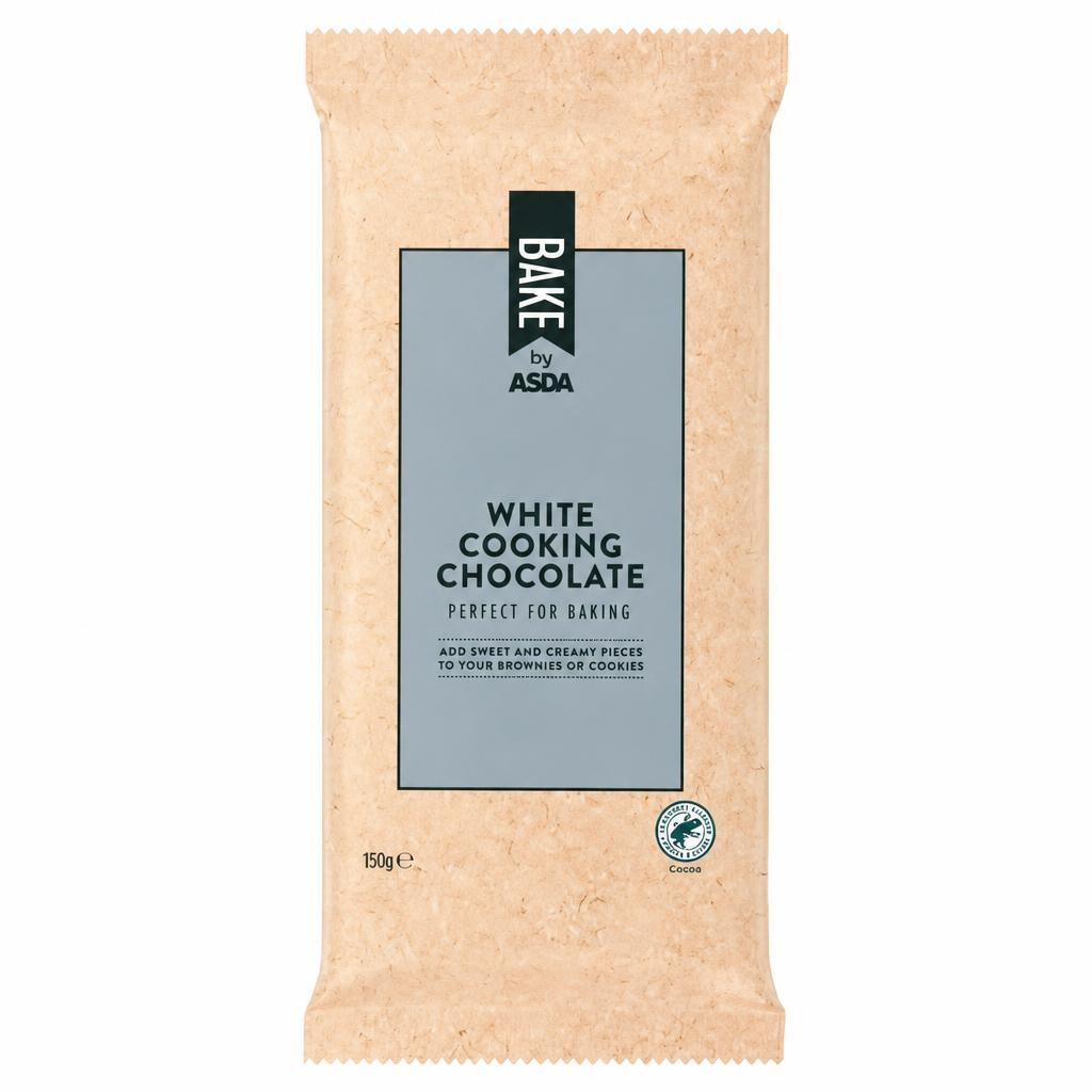 ASDA Bake by  White Cooking Chocolate 150g