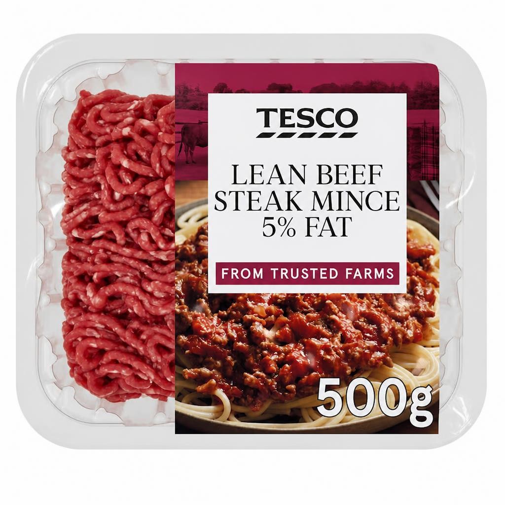 Tesco Lean Beef Steak Mince 5% Fat 500g
