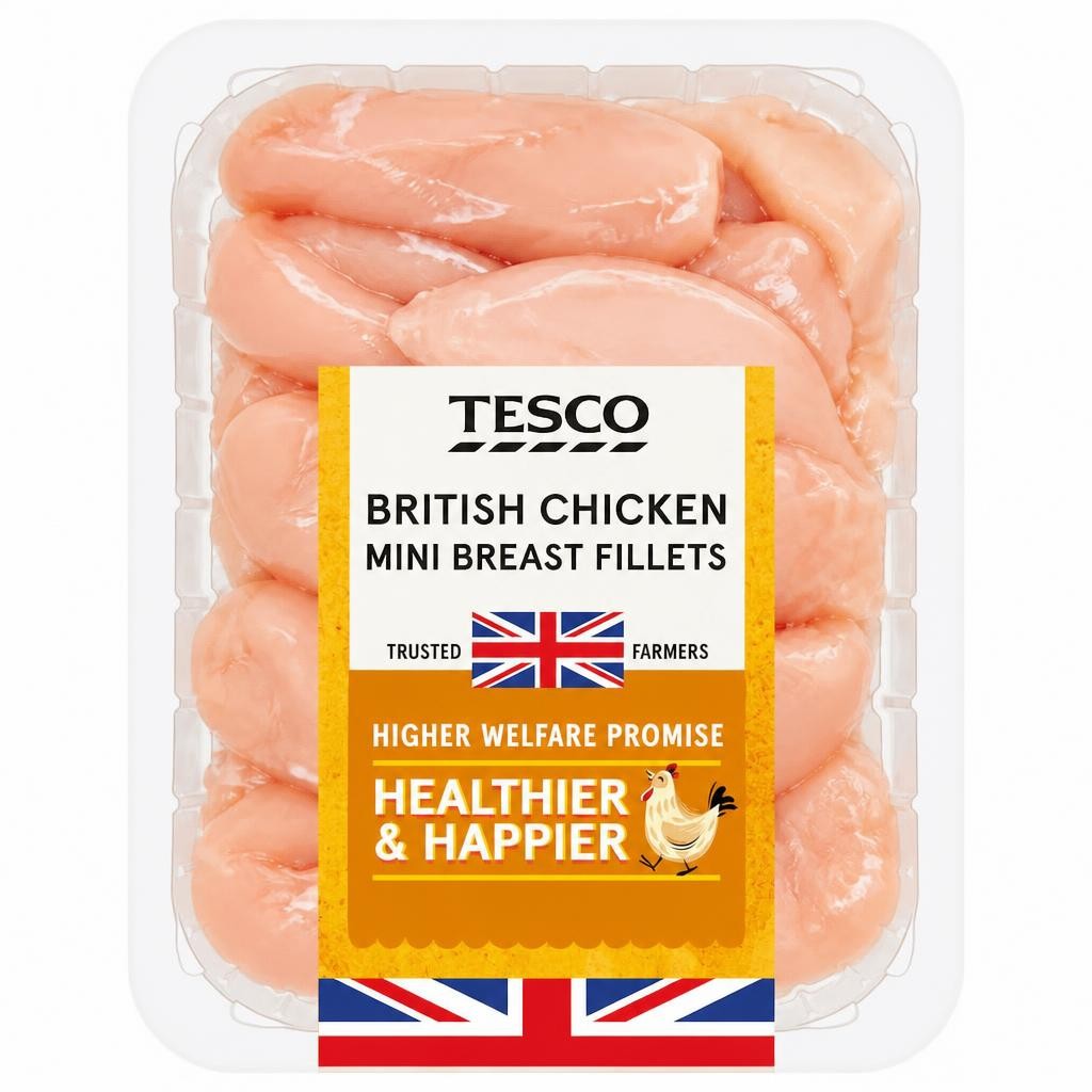 Tesco Chicken Breast Mini Fillets 650g