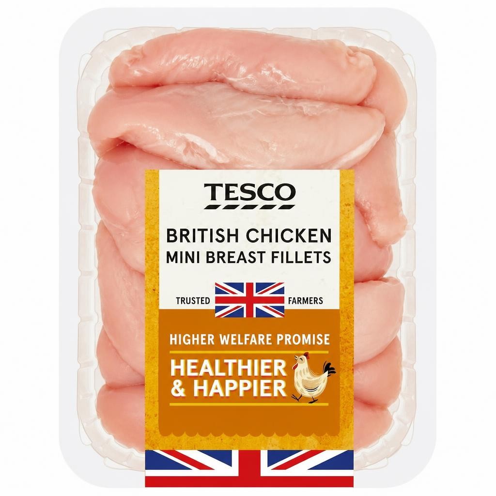 Tesco Chicken Breast Mini Fillets 650g
