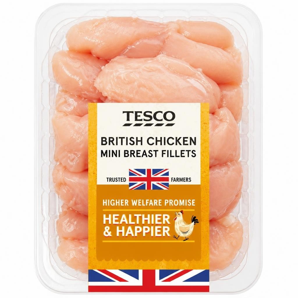 Tesco Chicken Breast Mini Fillets 650g
