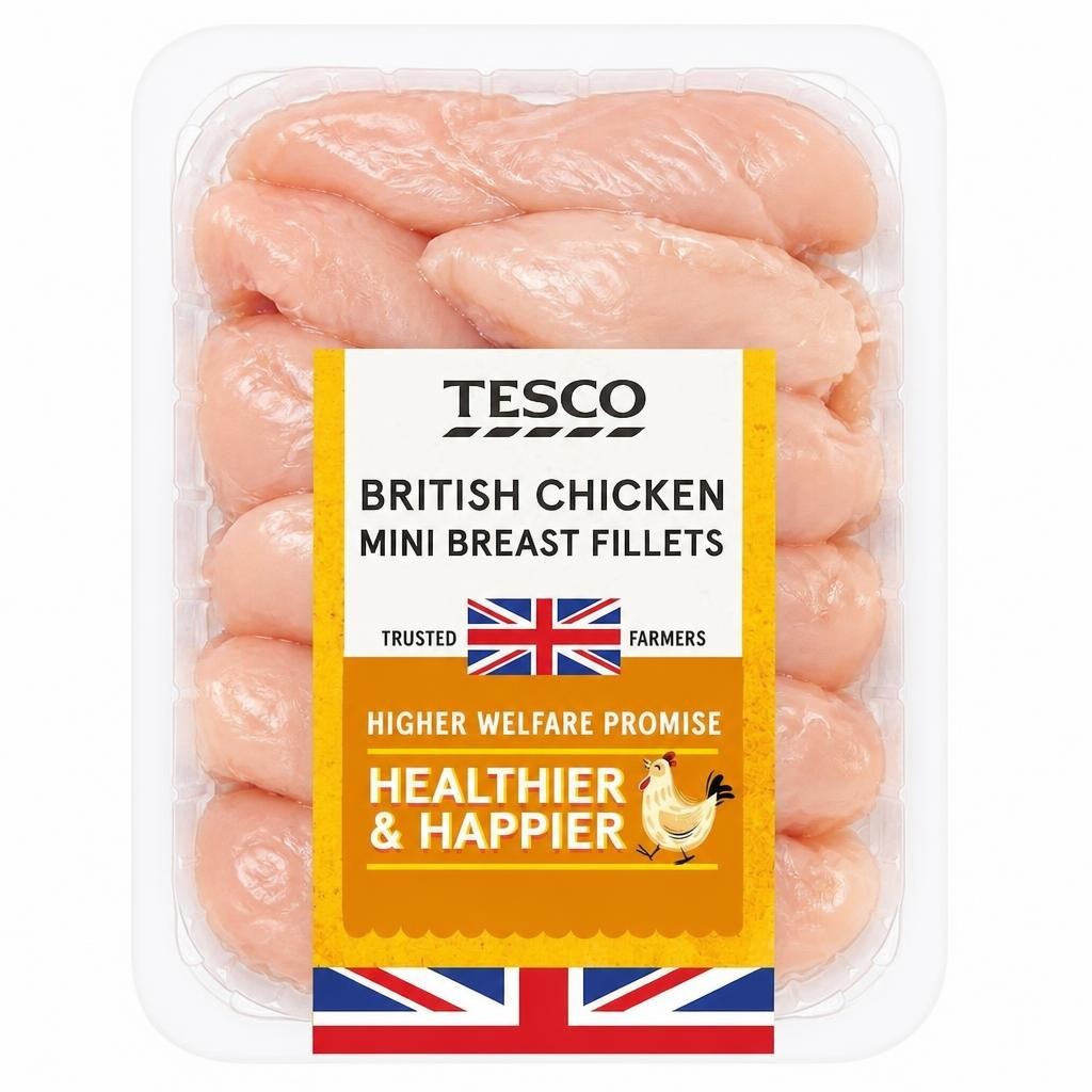 Tesco Chicken Breast Mini Fillets 650g