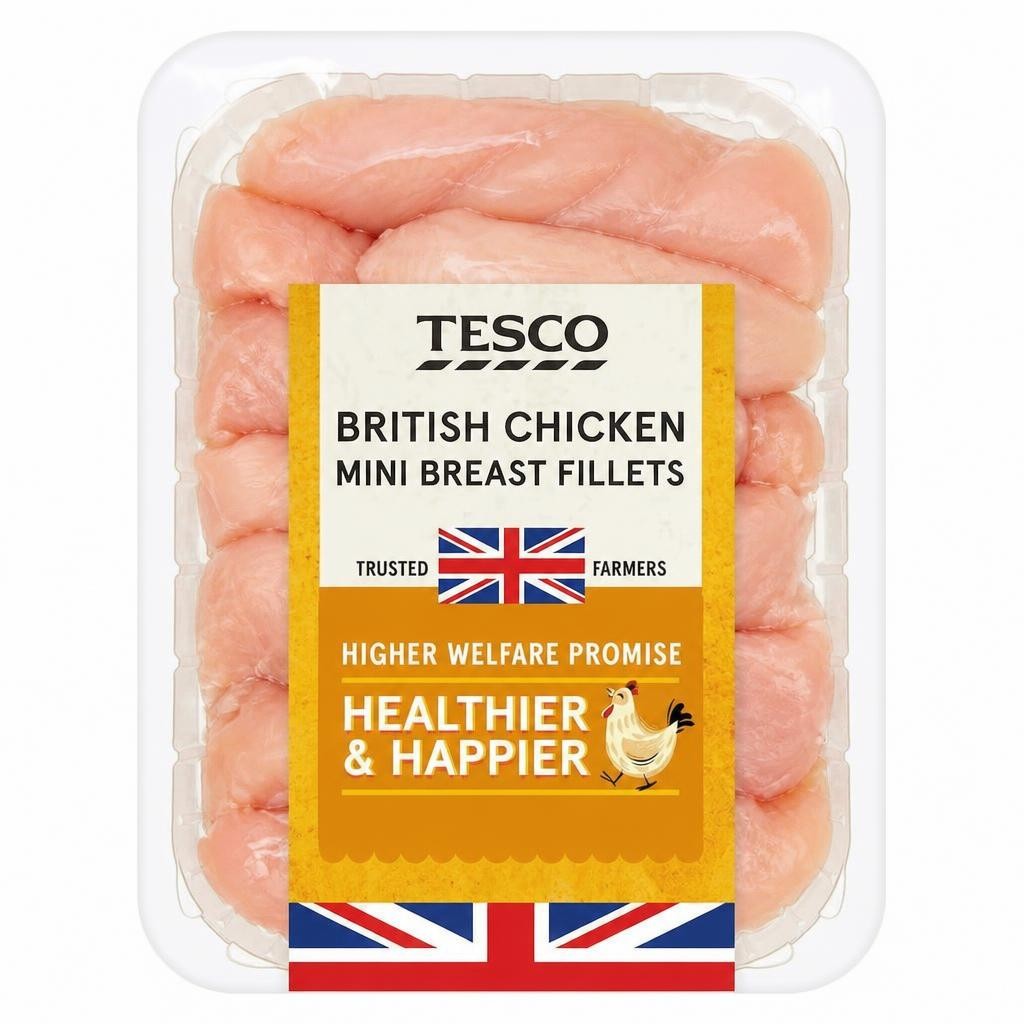 Tesco Chicken Breast Mini Fillets 650g