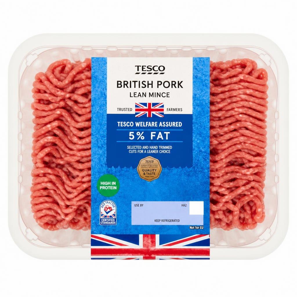 Tesco Lean Pork Mince 5% Fat 500g