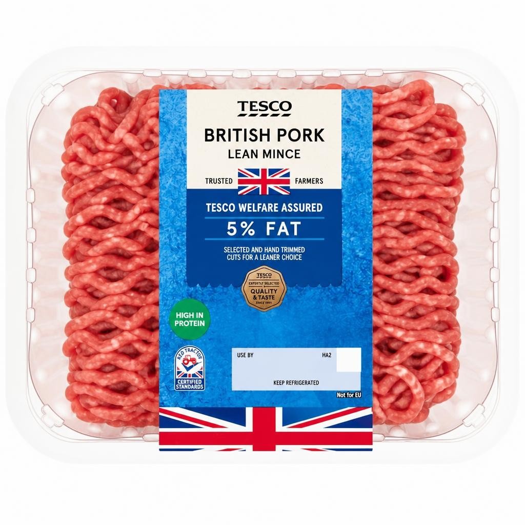 Tesco Lean Pork Mince 5% Fat 500g