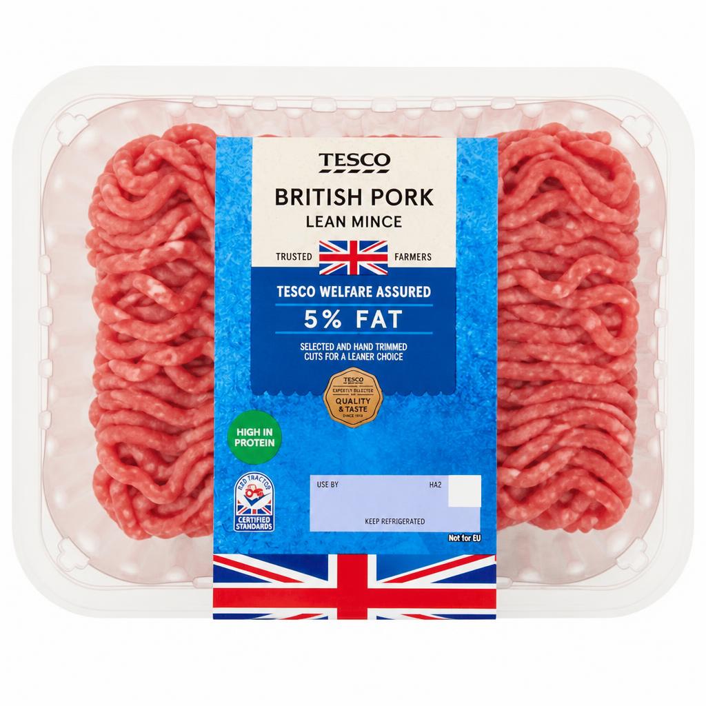 Tesco Lean Pork Mince 5% Fat 500g