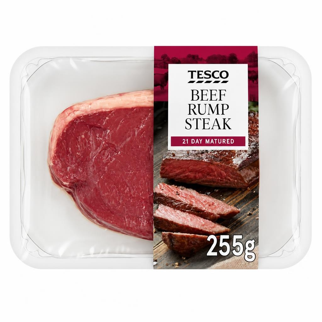 Tesco Beef Rump Steak 255G