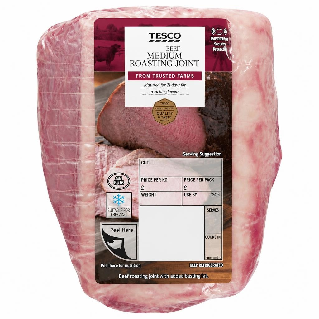 Tesco British Beef Medium Roasting Joint