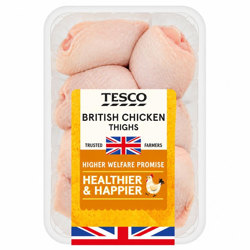 Tesco British Chicken Thighs 1Kg