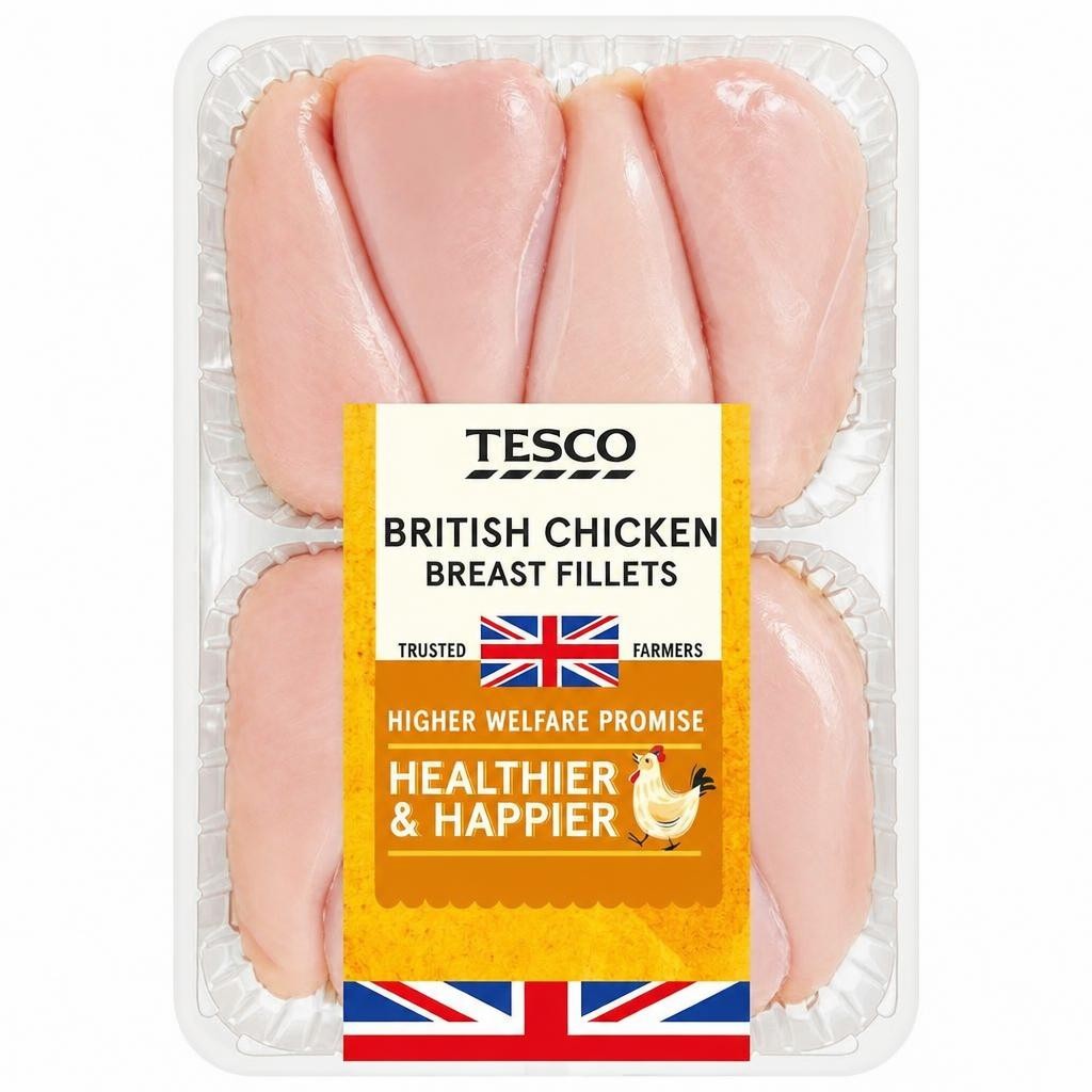 Tesco Large Chicken Fillet Pack 1.6Kg