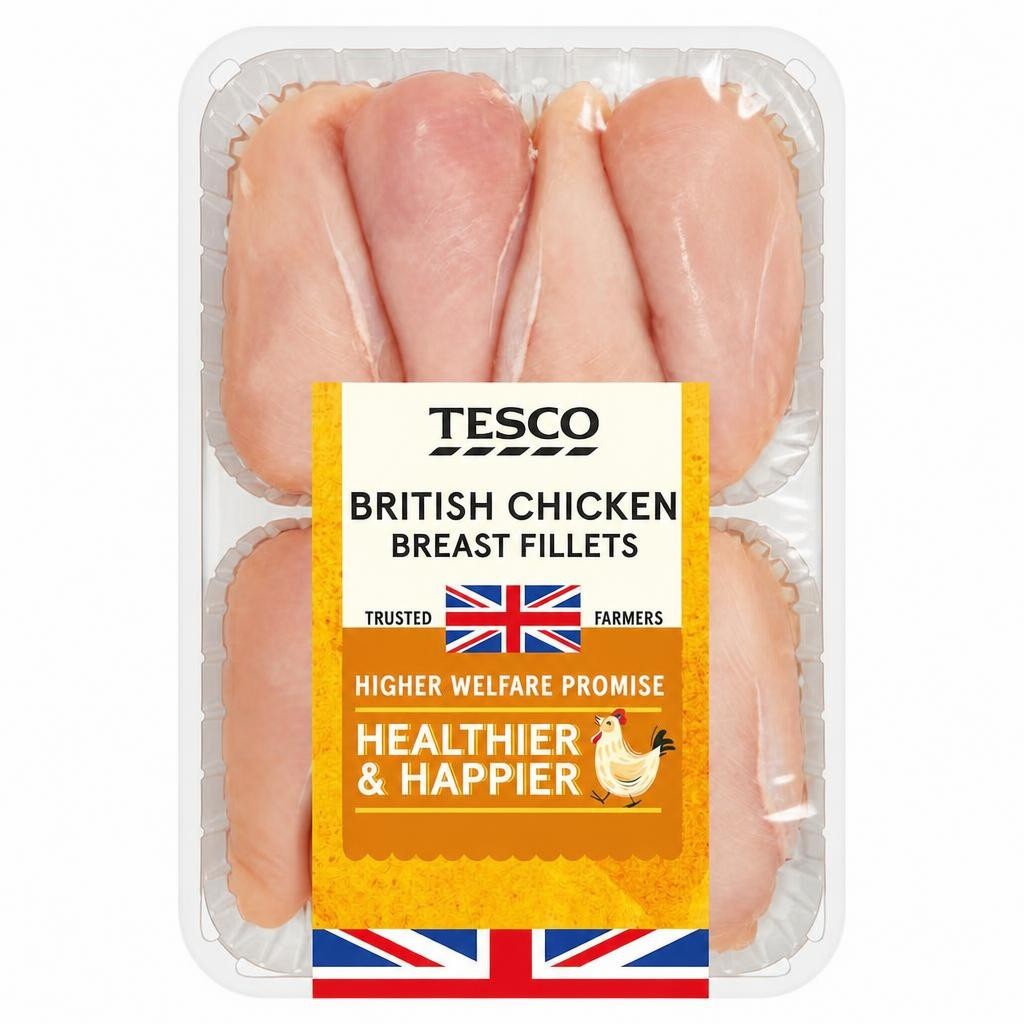 Tesco Large Chicken Fillet Pack 1.6Kg