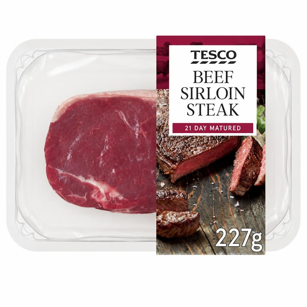 Tesco Sirloin Steak 227G