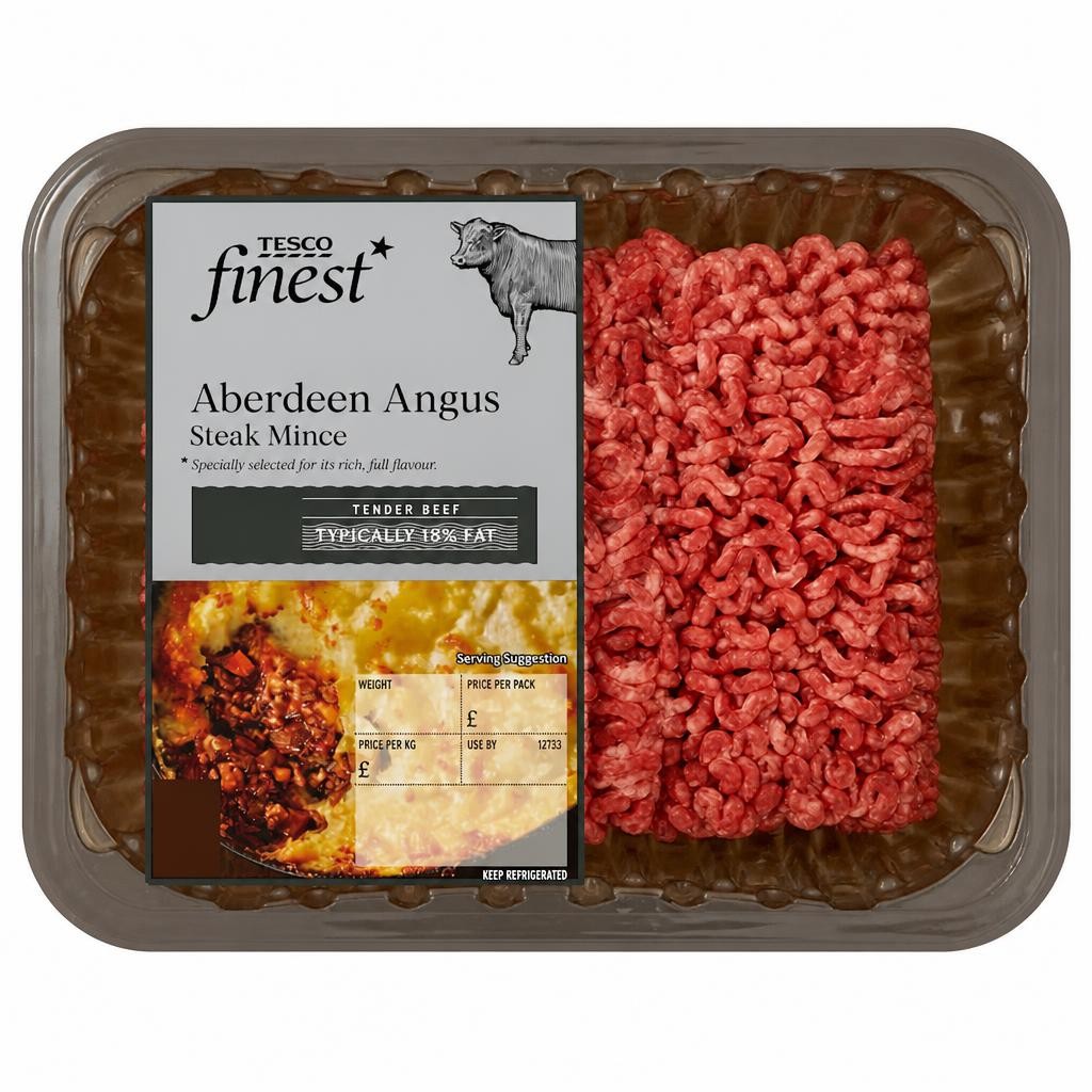 Tesco Finest Aberdeen Angus Steak Mince 500G