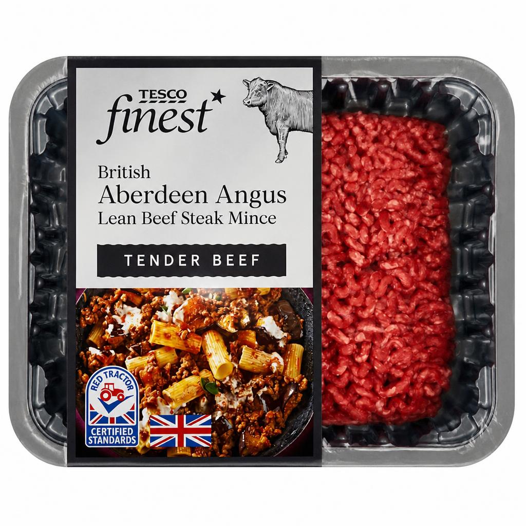 Tesco Finest 5% Aberdeen Angus Steak Mince 500G