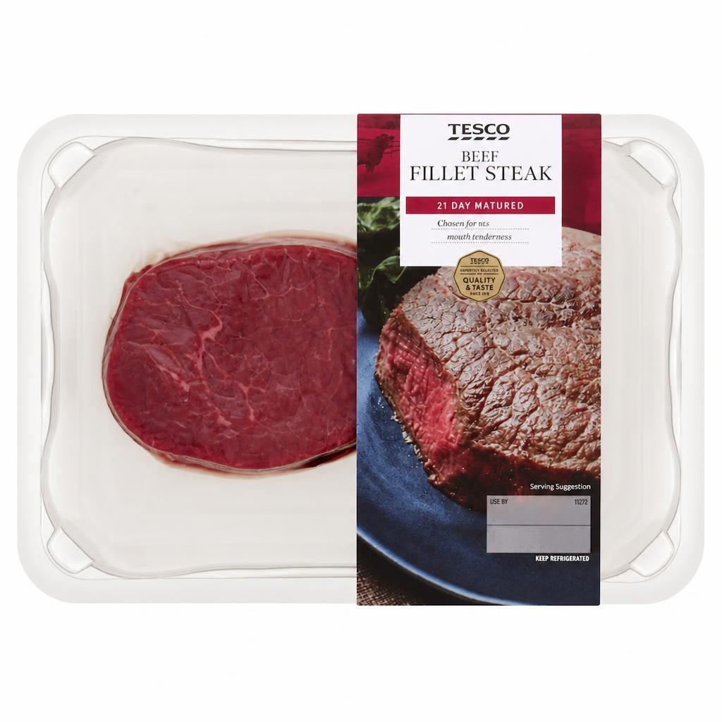 Tesco Beef Fillet Steak 170G