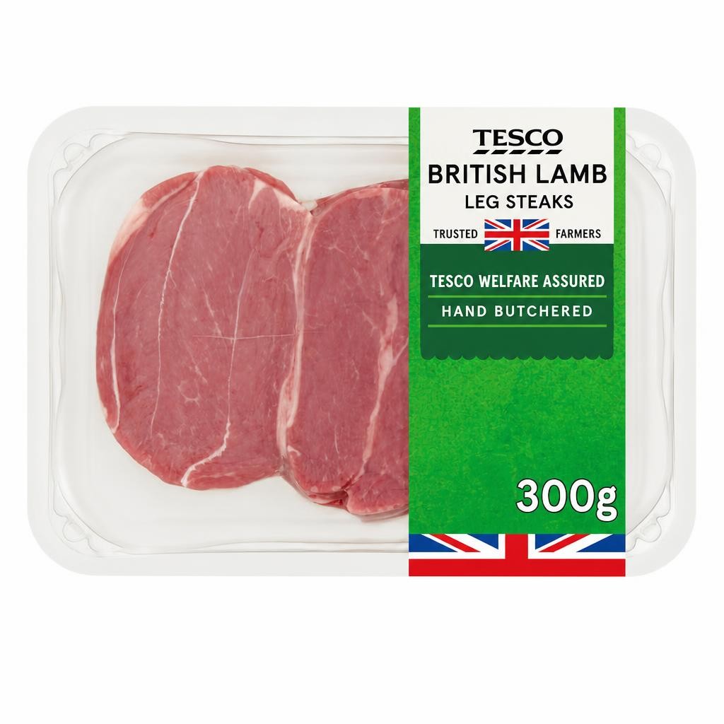 Tesco Lamb Leg Steaks 300G