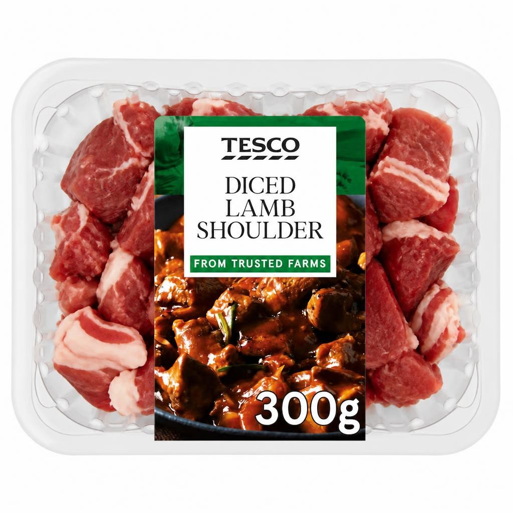 Tesco Diced Lamb Shoulder 300G