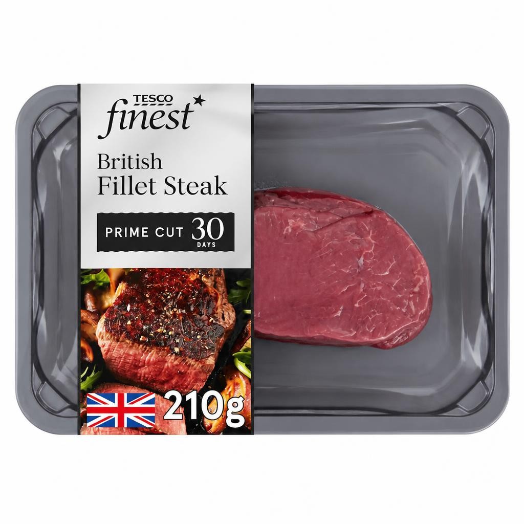 Tesco Finest Fillet Steak 210G