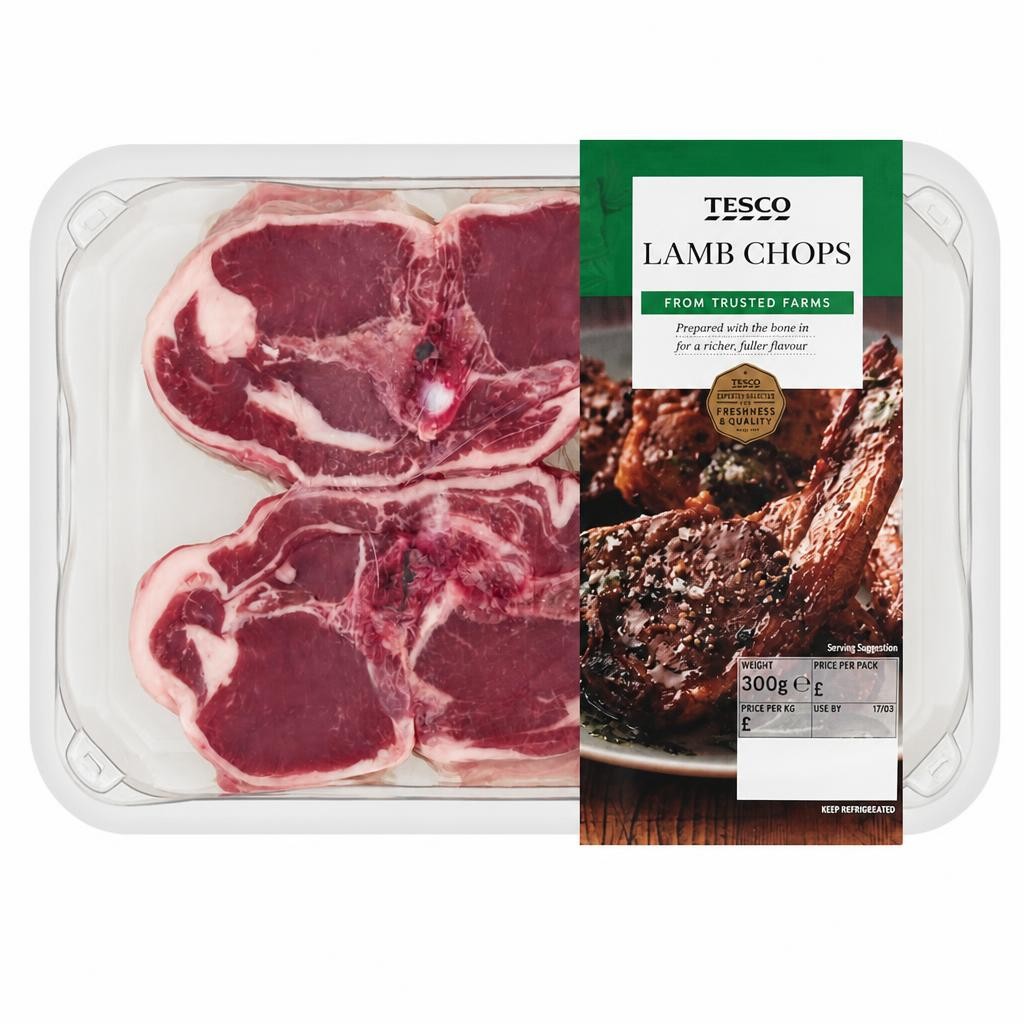 Tesco Lamb Chops 300G