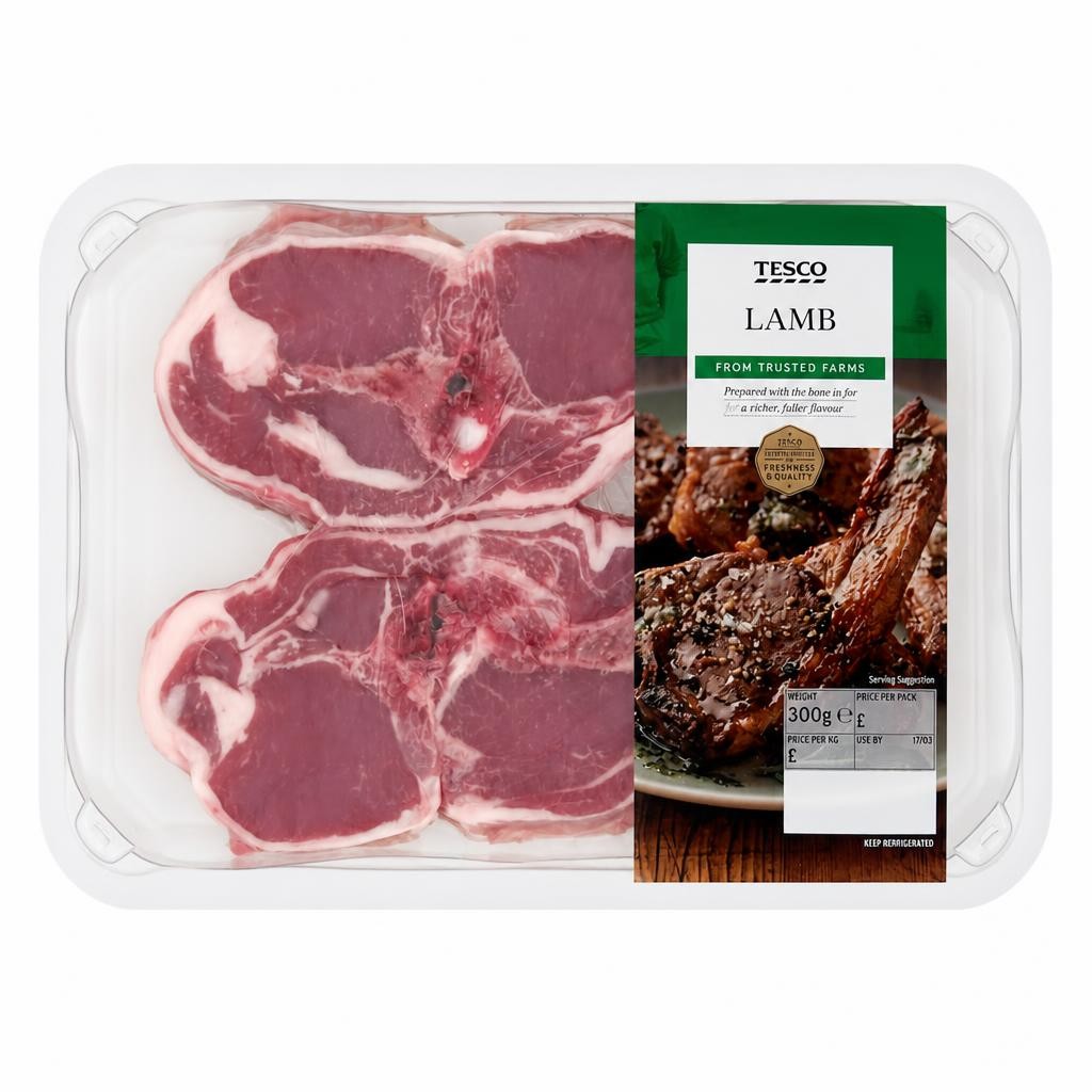 Tesco Lamb Chops 300G