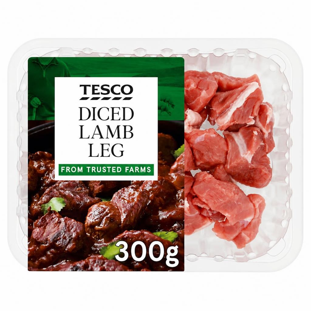 Tesco Lamb Diced Leg 300G