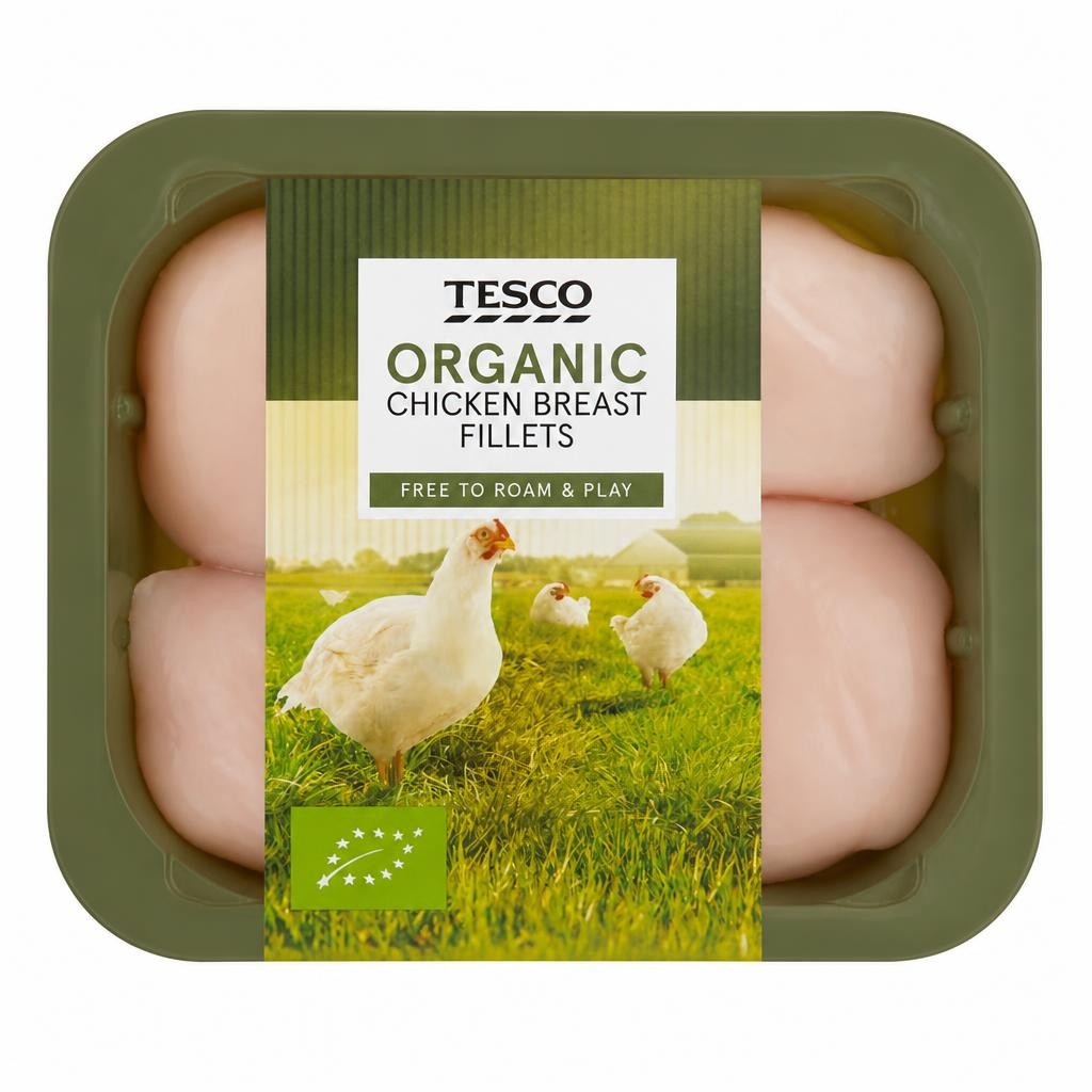Tesco Organic 2 Chicken Fillets