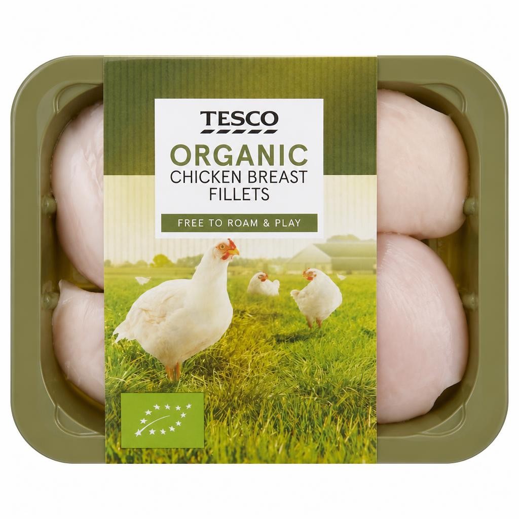 Tesco Organic 2 Chicken Fillets