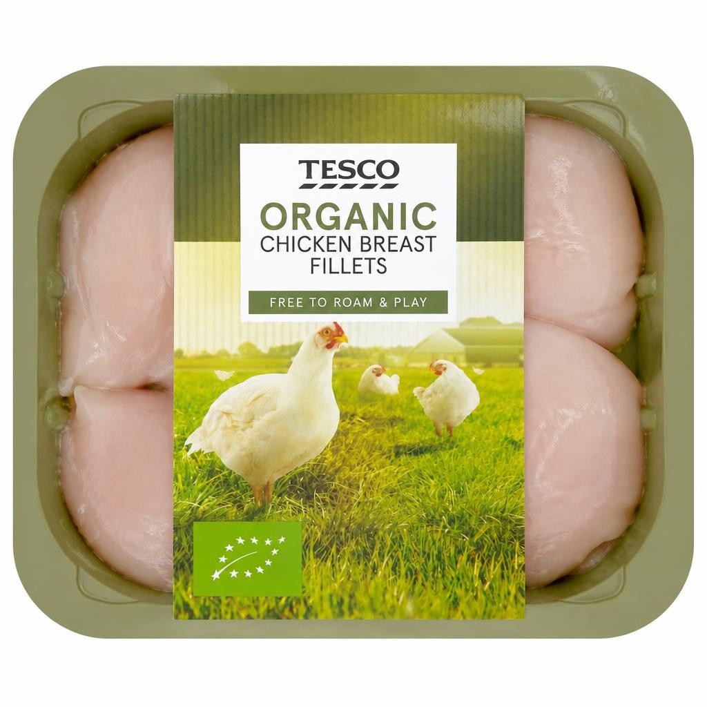 Tesco Organic 2 Chicken Fillets