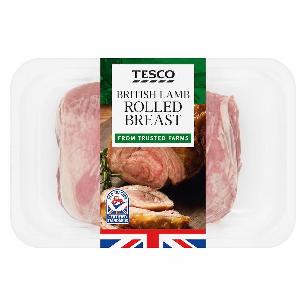 Tesco British Lamb Boneless Rolled Breast Joint