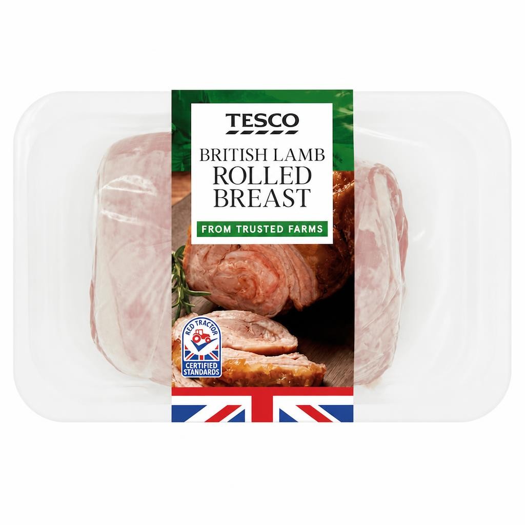 Tesco British Lamb Boneless Rolled Breast Joint
