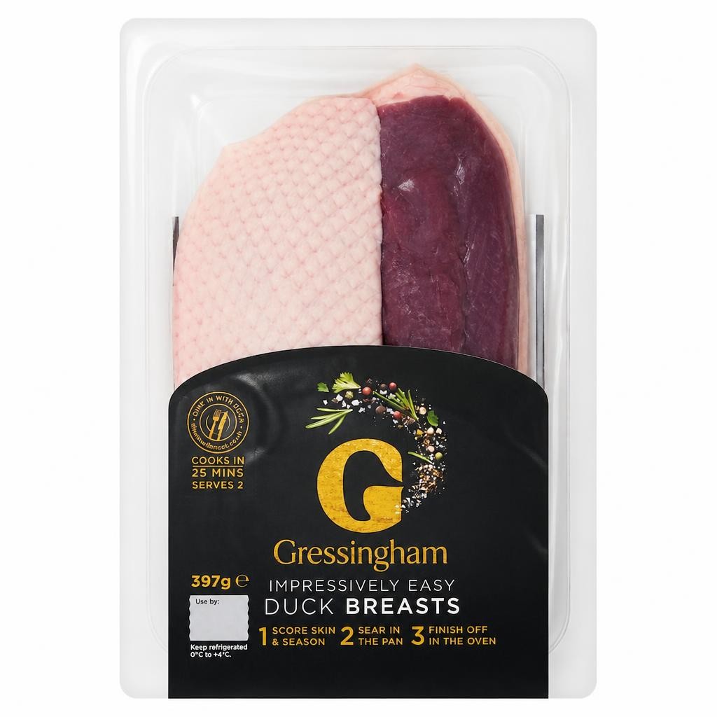 Gressingham Duck Breast Fillets 397G