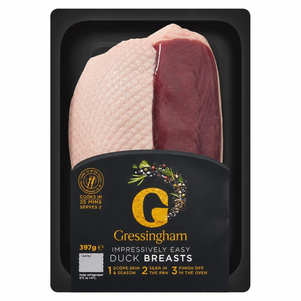 Gressingham Duck Breast Fillets 397G