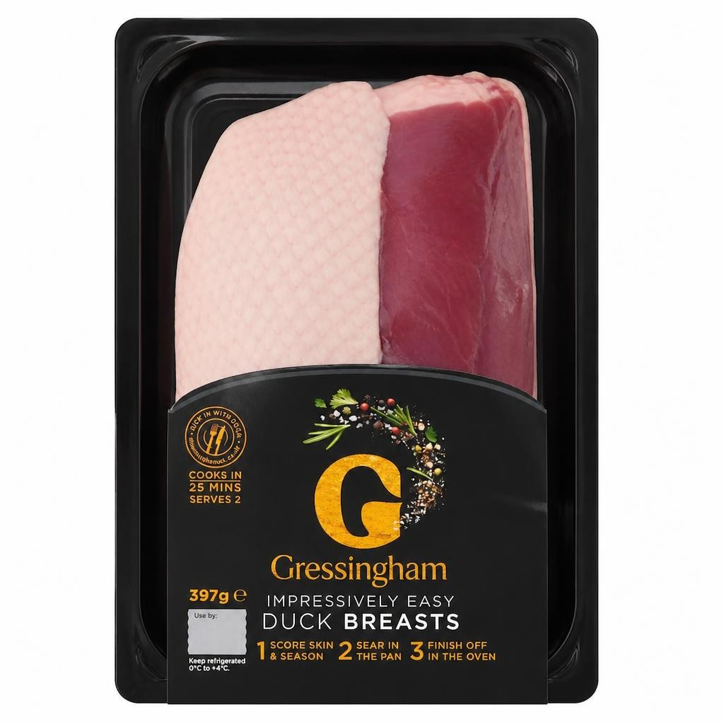 Gressingham Duck Breast Fillets 397G