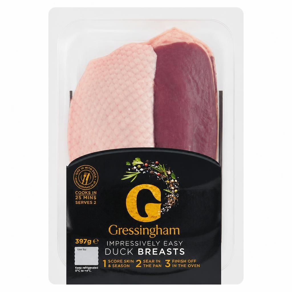 Gressingham Duck Breast Fillets 397G