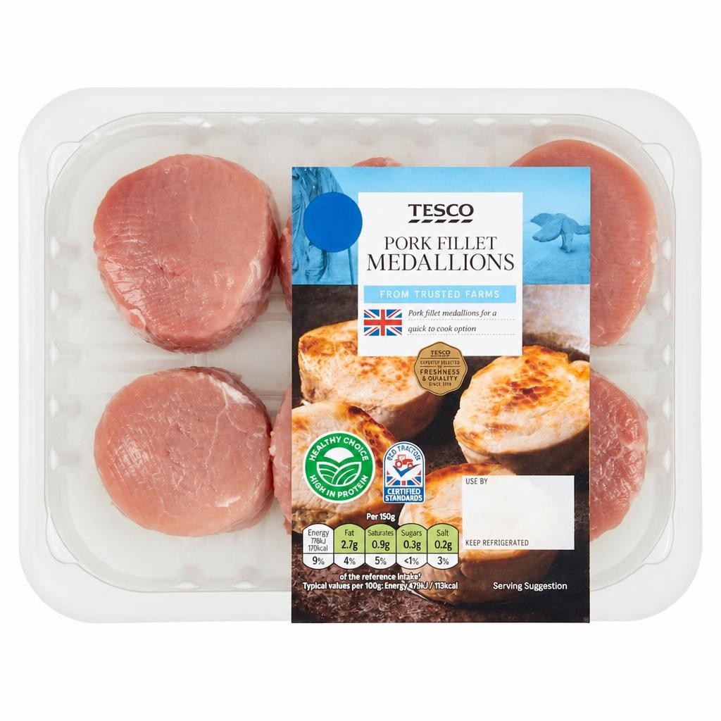 Tesco Pork Fillet Medallions 300G