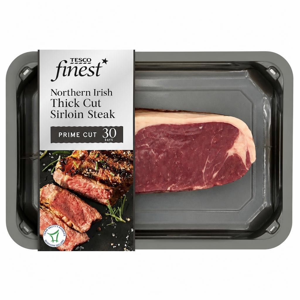 Tesco Finest Thick Cut Sirloin Steak 350G