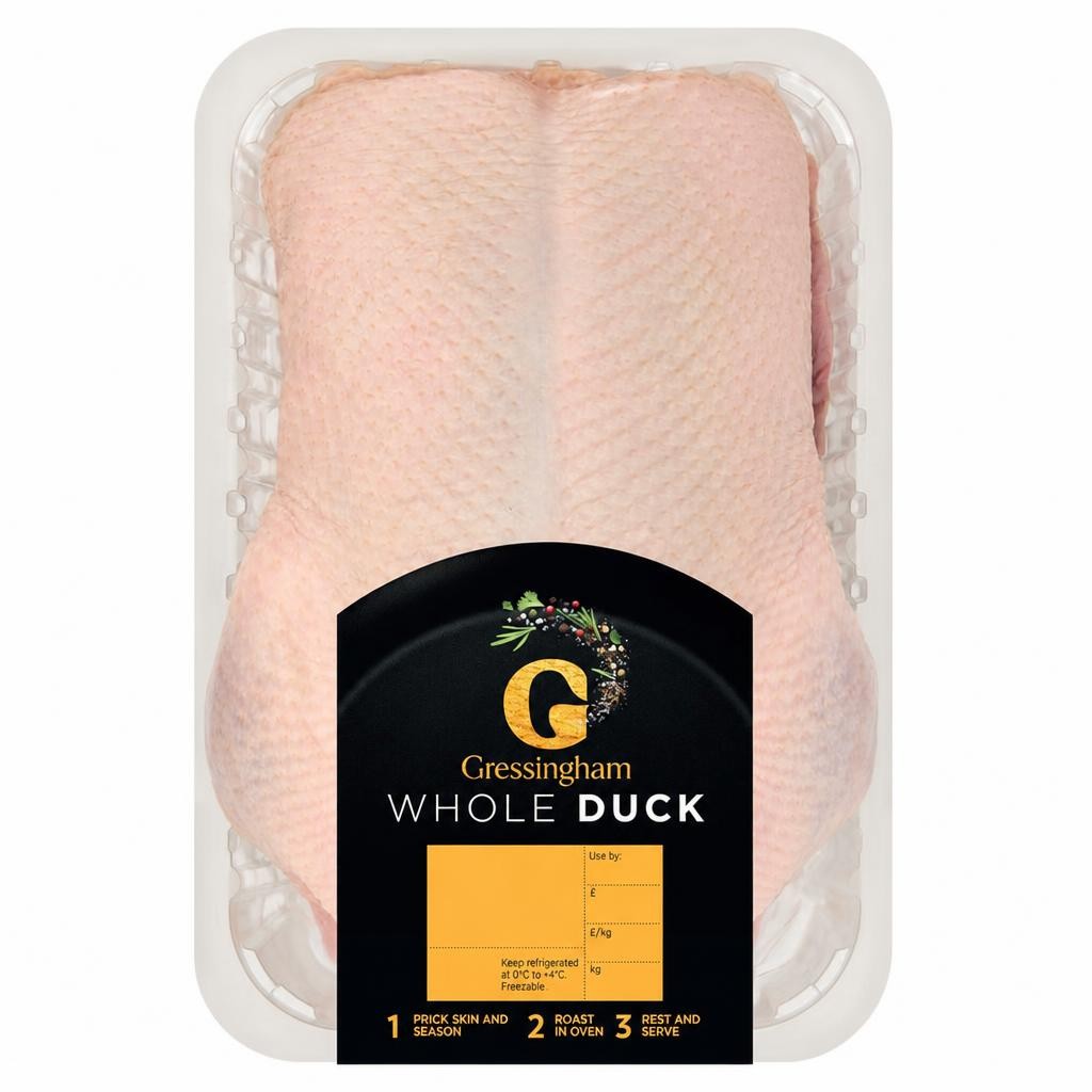Gressingham Whole Duck With Giblets 1.8Kg