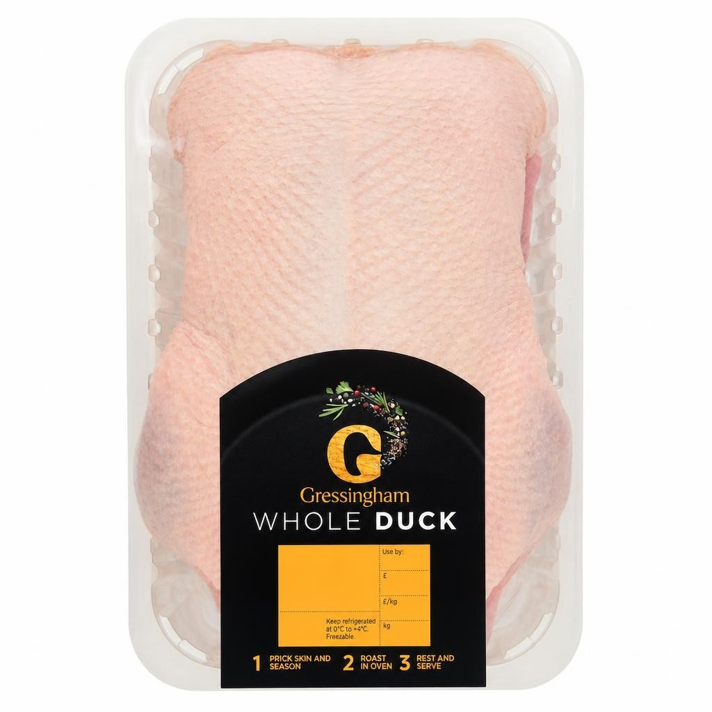 Gressingham Whole Duck With Giblets 1.8Kg