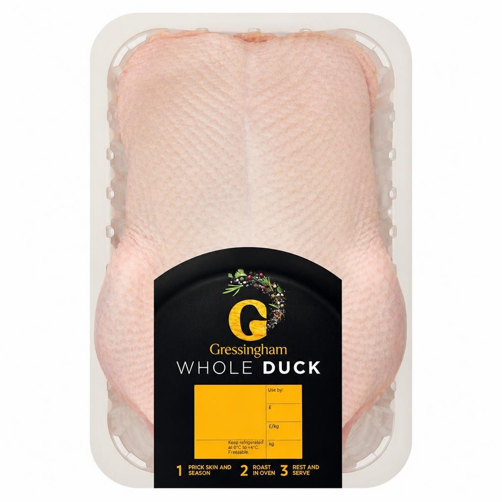Gressingham Whole Duck With Giblets 1.8Kg